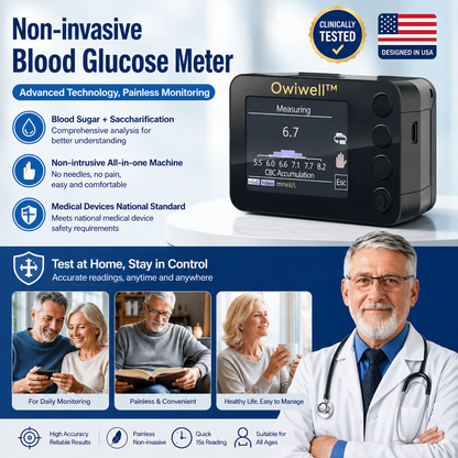 Owiwell™ Advanced Non-Invasive Glucose Monitor-99.9% Accuracy + Exclusive Gift ✅
