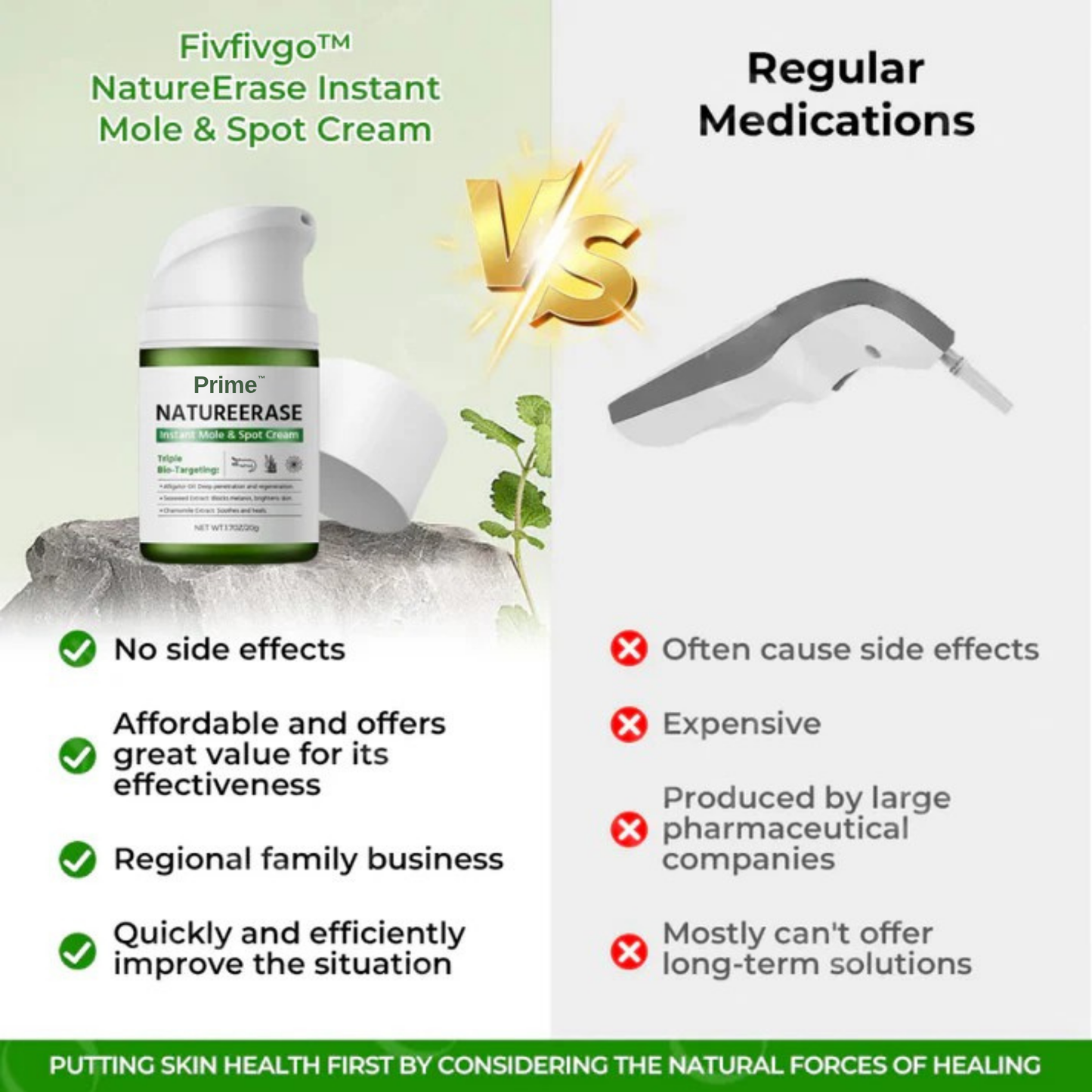 Prime® NatureErase Instant Mole & Spot Cream