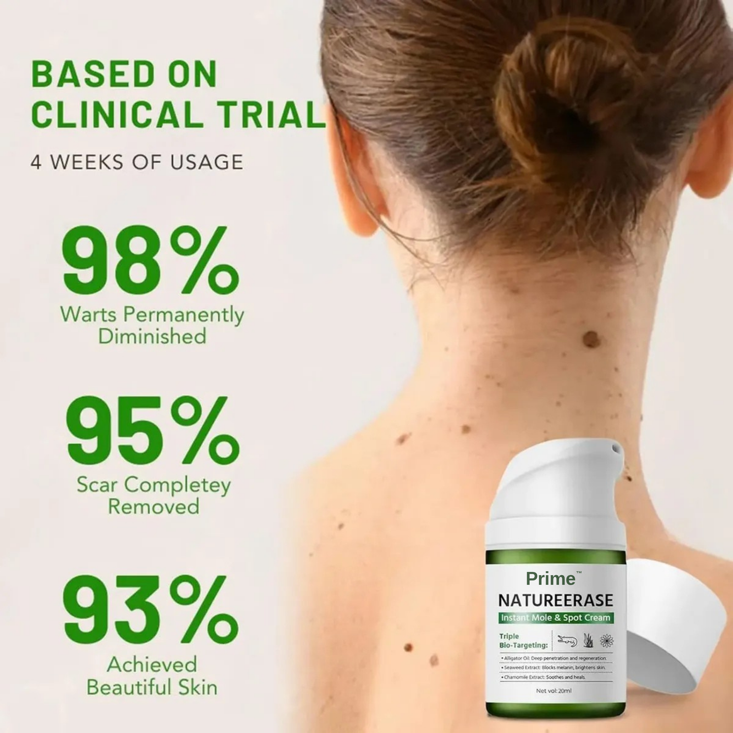Prime® NatureErase Instant Mole & Spot Cream