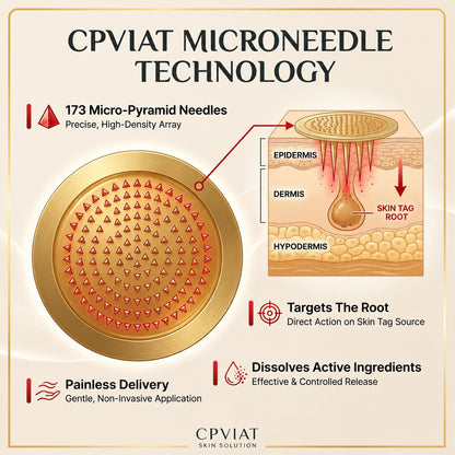 Cpviat™️ ClearTag Microneedle Skin Tag Patch