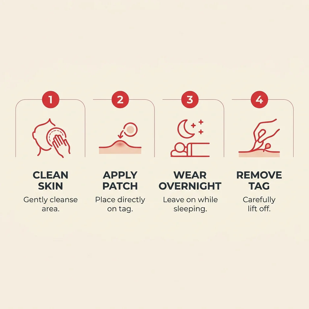 Cpviat™️ ClearTag Microneedle Skin Tag Patch