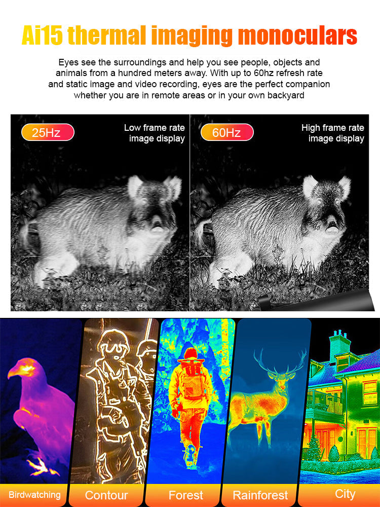 🔥Only a few full sets❤️German-engineered thermal imaging technology. ✨See what others can't.✨Detects heat signatures up to 1200 yards away. Instantly.🌷IP67 waterproof. Military-grade. Designed for hunting.🍄Penetrates fog, brush, and the darkest nights.💧