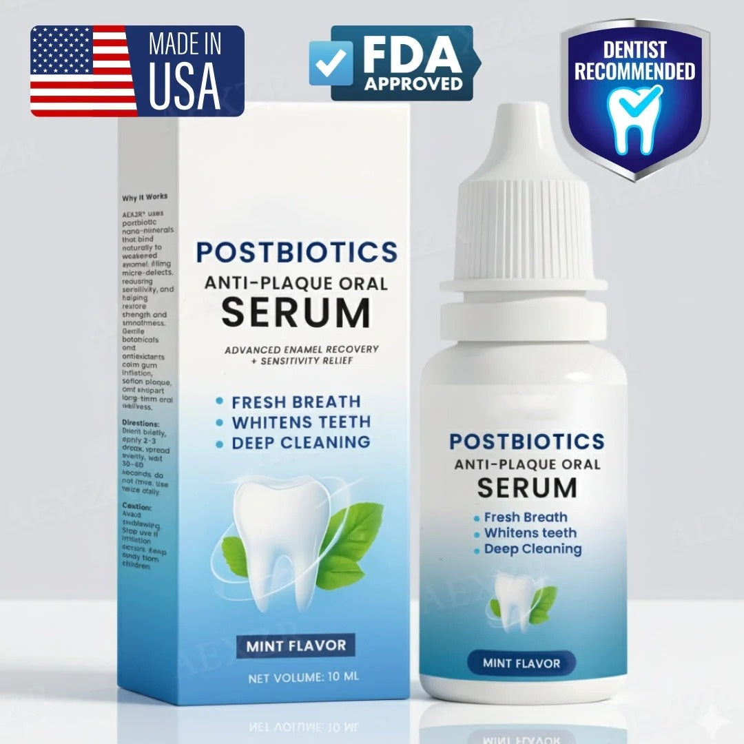 🌟 Official Store | 🛡️ Rebuild Enamel With Postbiotics Science! Anti-Plaque Oral Serum